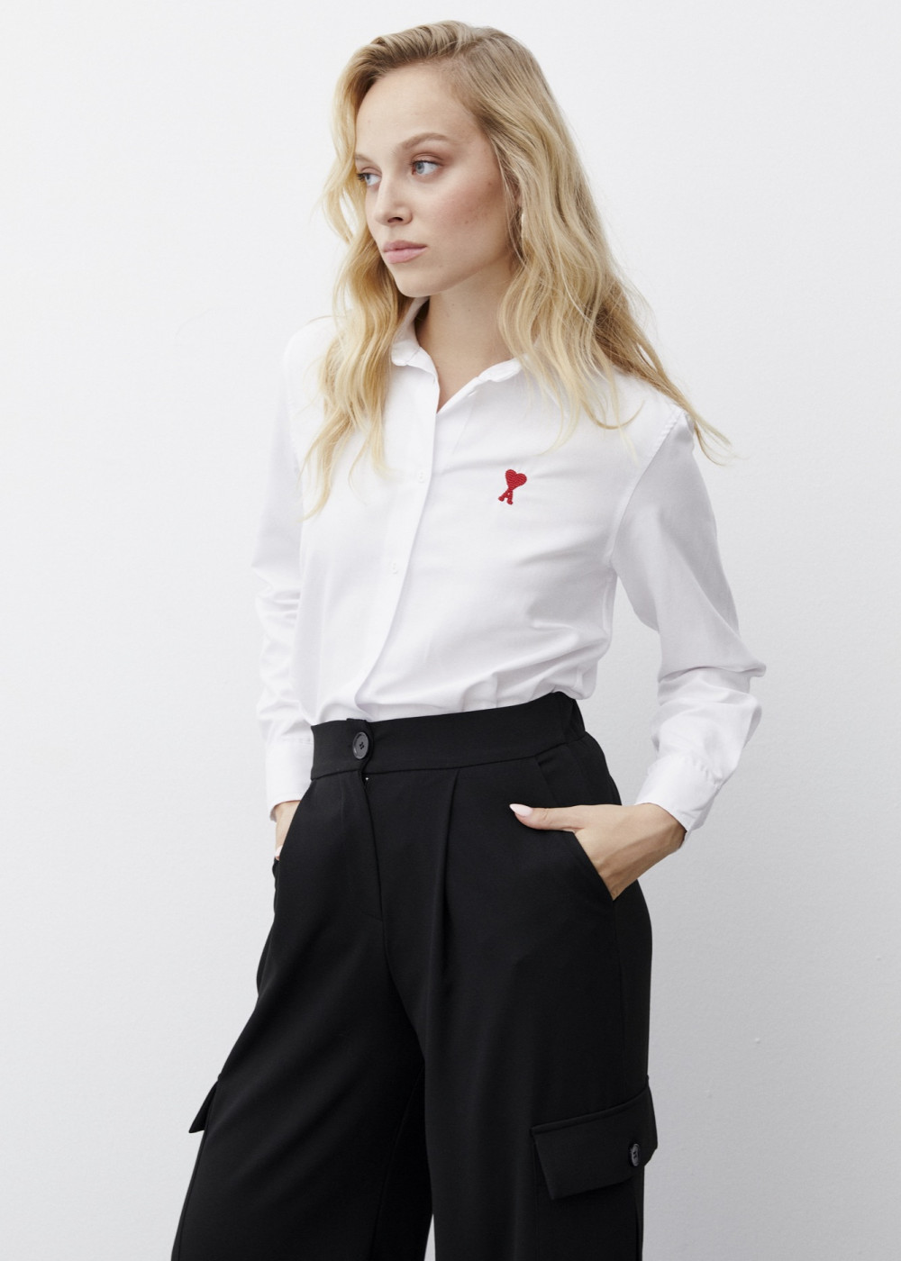 Embroidery Detailed Fit Shirt