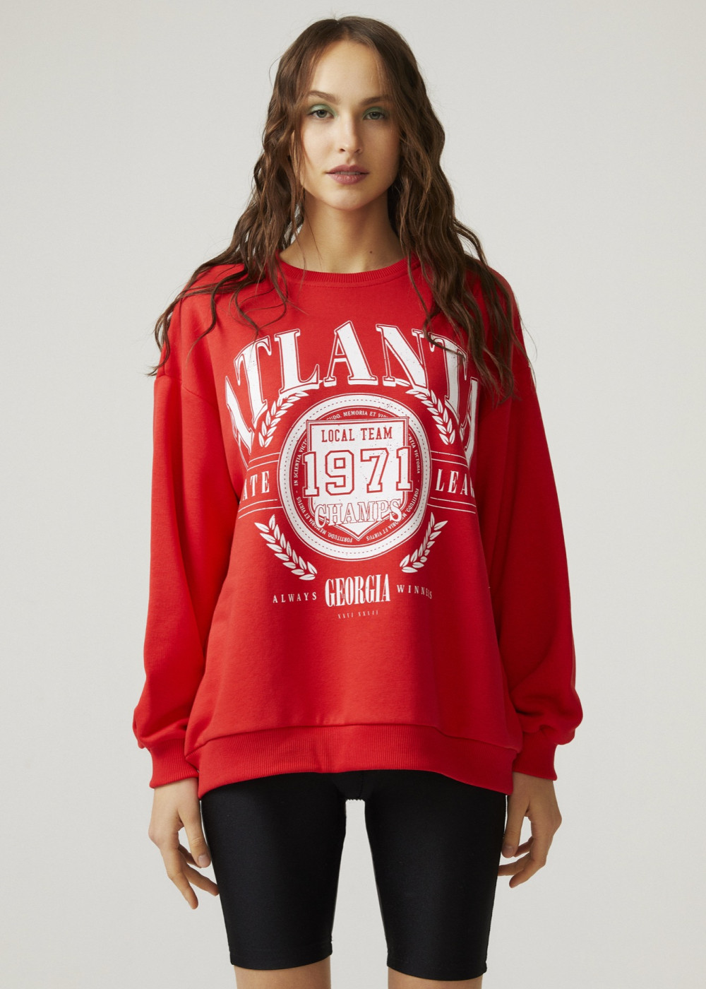 Atlanta Baskılı Sweatshirt