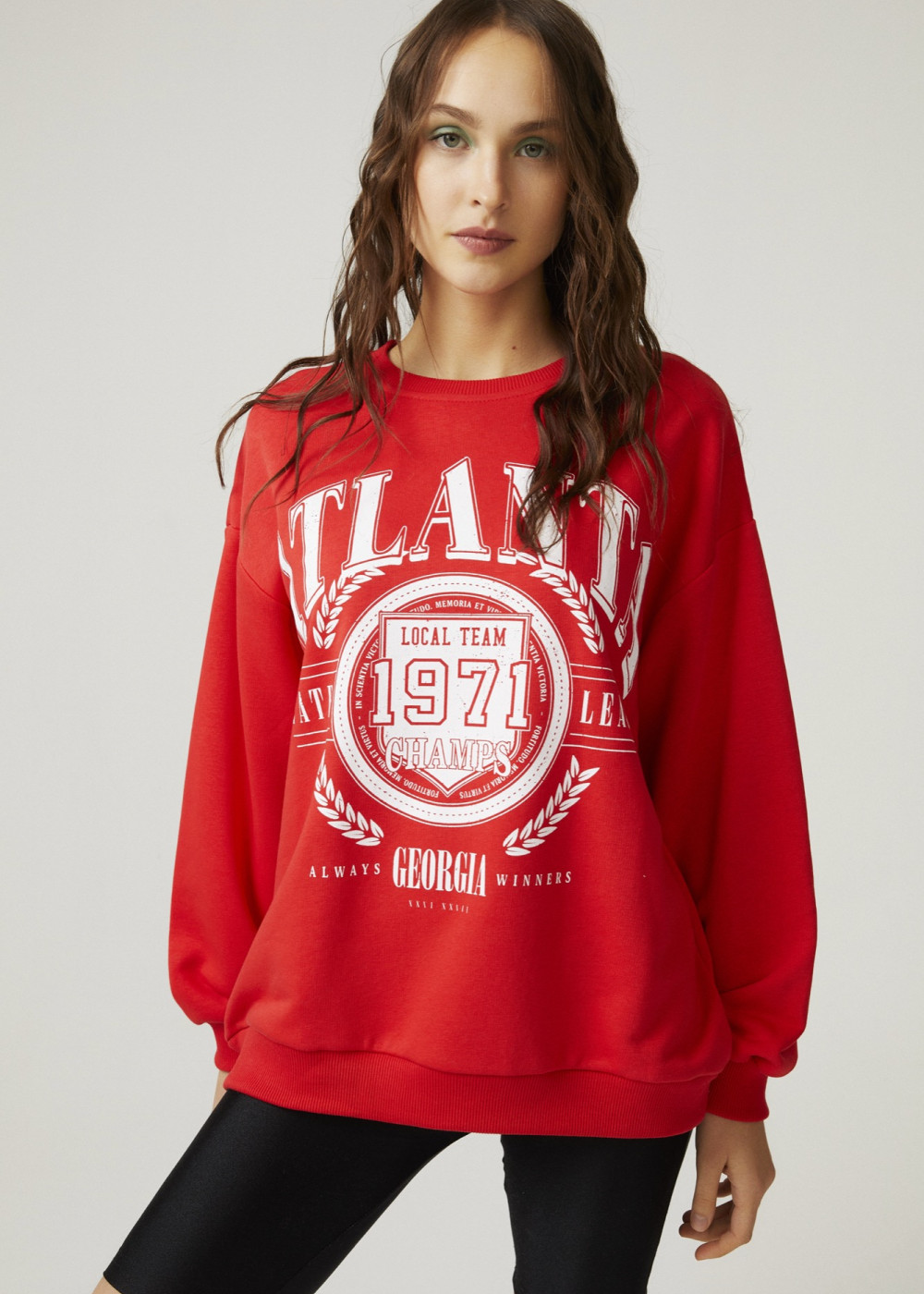 Atlanta Baskılı Sweatshirt