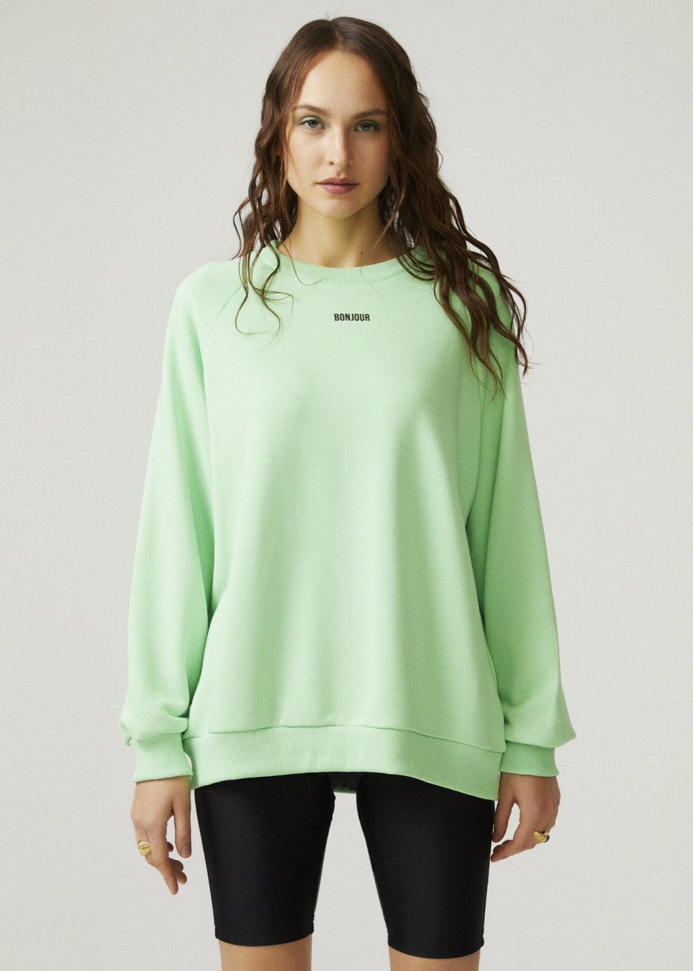 Bonjour Printed Sweatshirt Bonjour Printed Sweatshirt