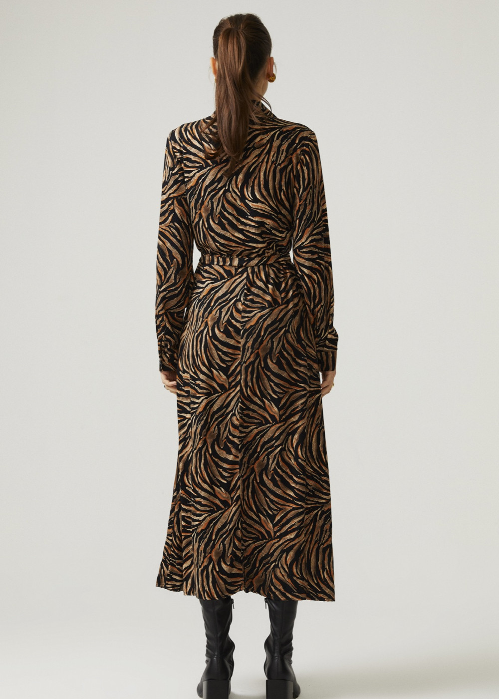 Patterned Shirt Dress Patterned Shirt Dress