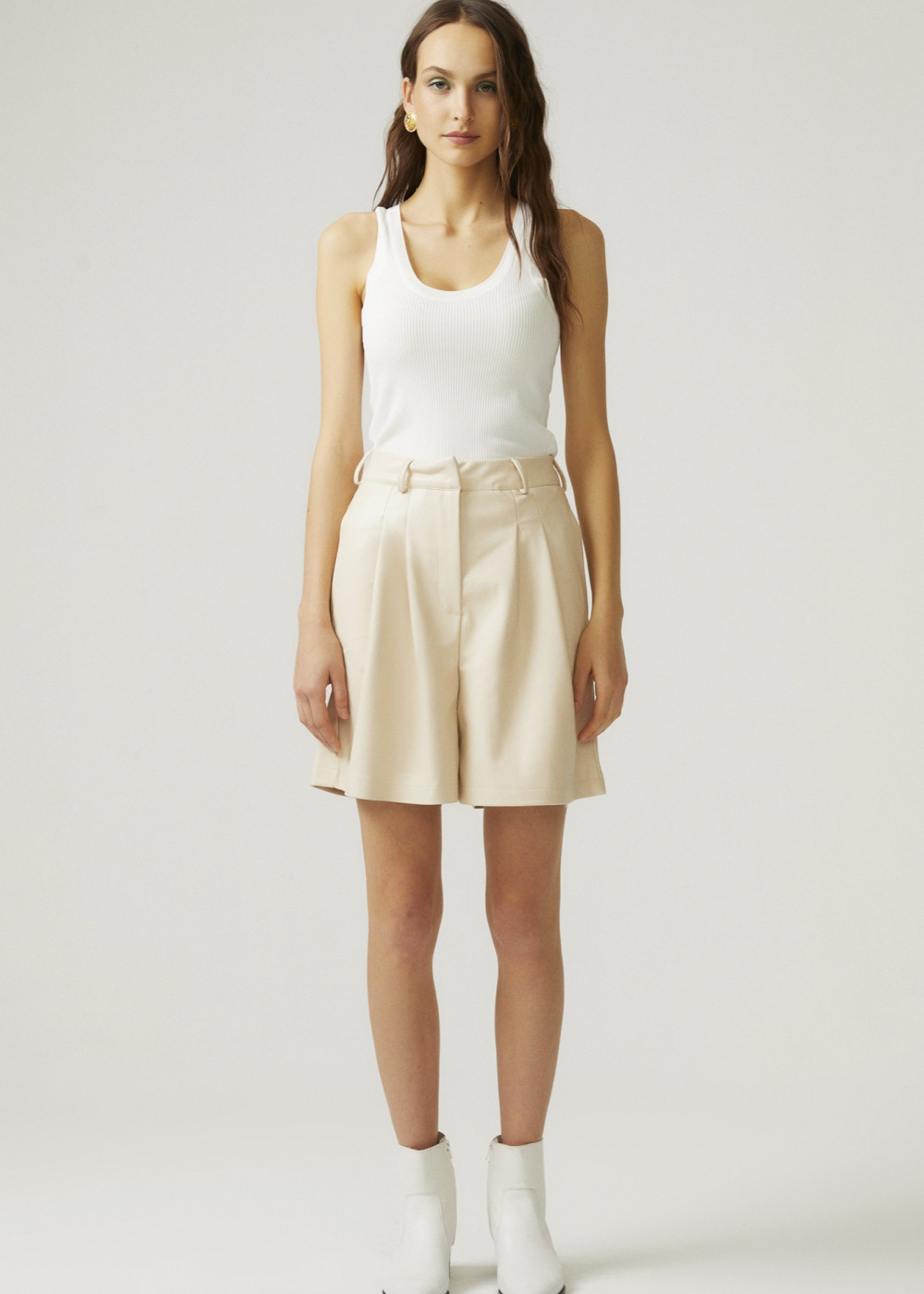 Leather Bermuda Shorts Leather Bermuda Shorts