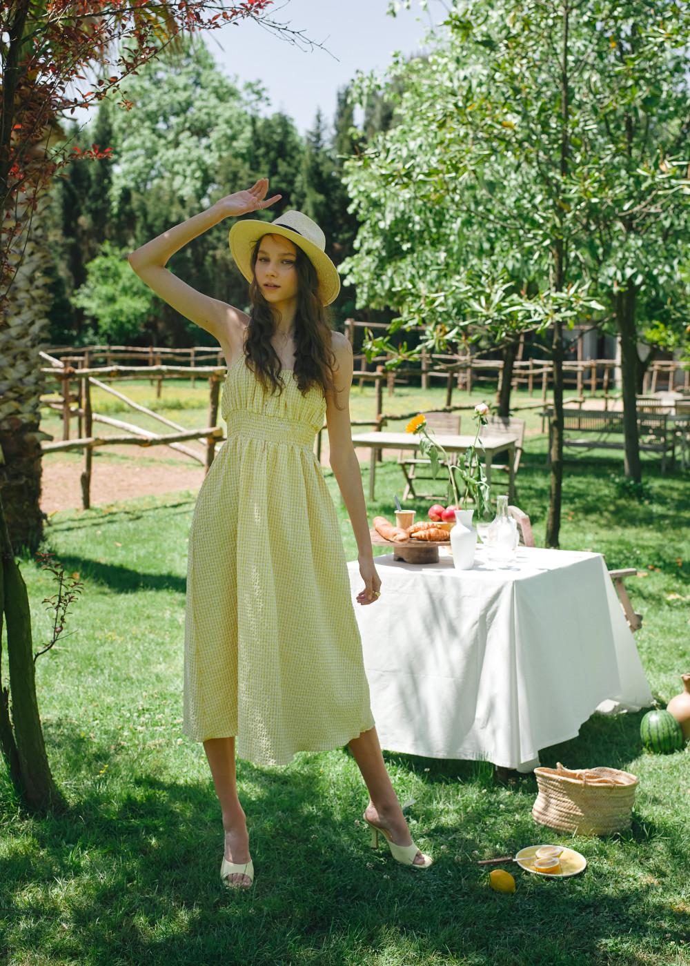 Gingham Midi Dress Gingham Midi Dress