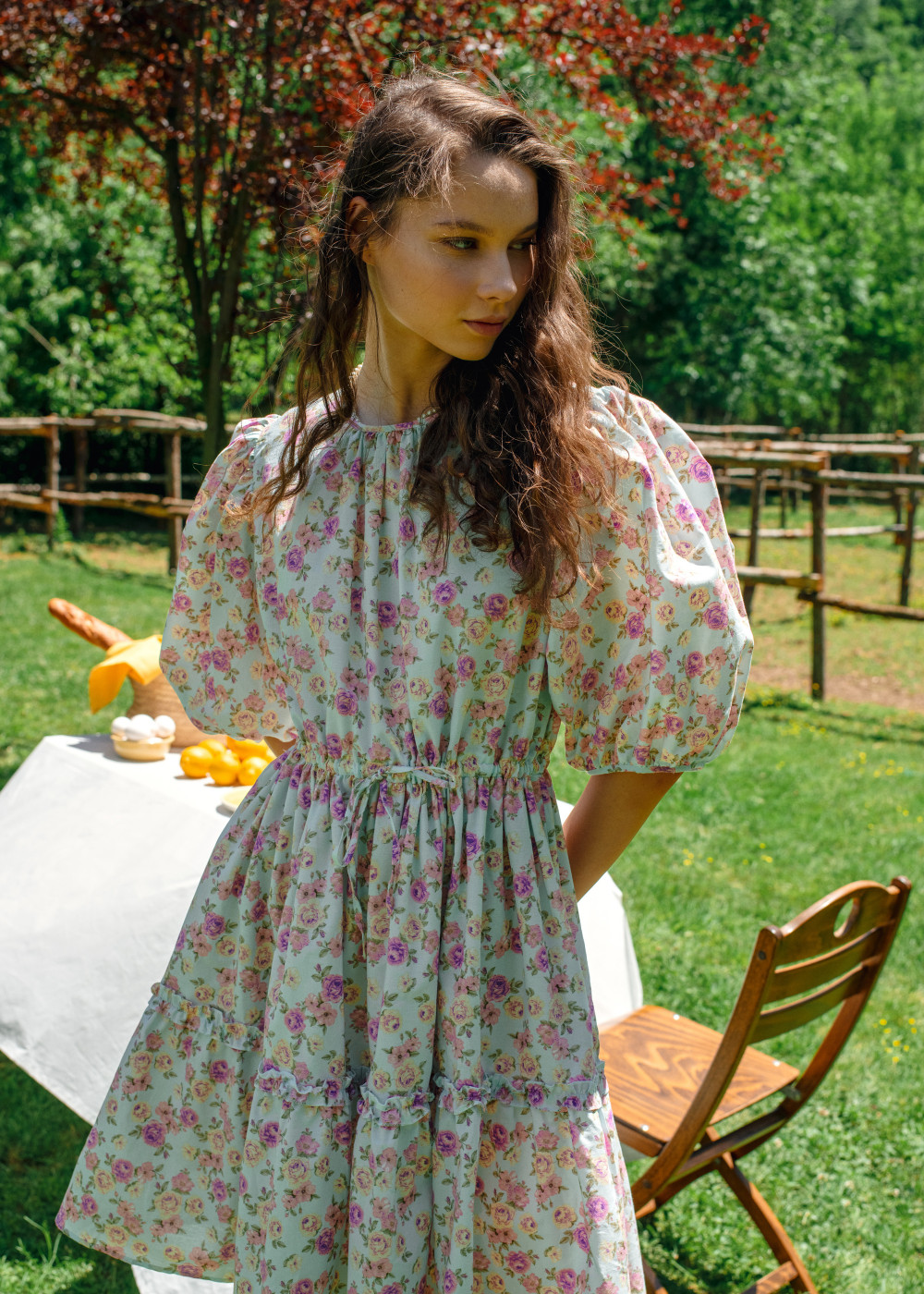 Flower Patterned Dress Flower Patterned Dress