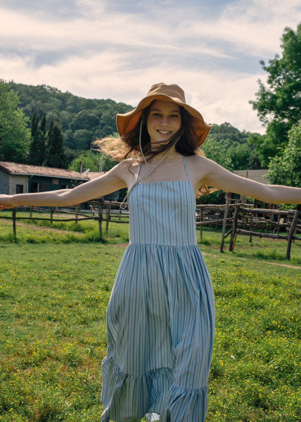 Striped Midi Dress Striped Midi Dress