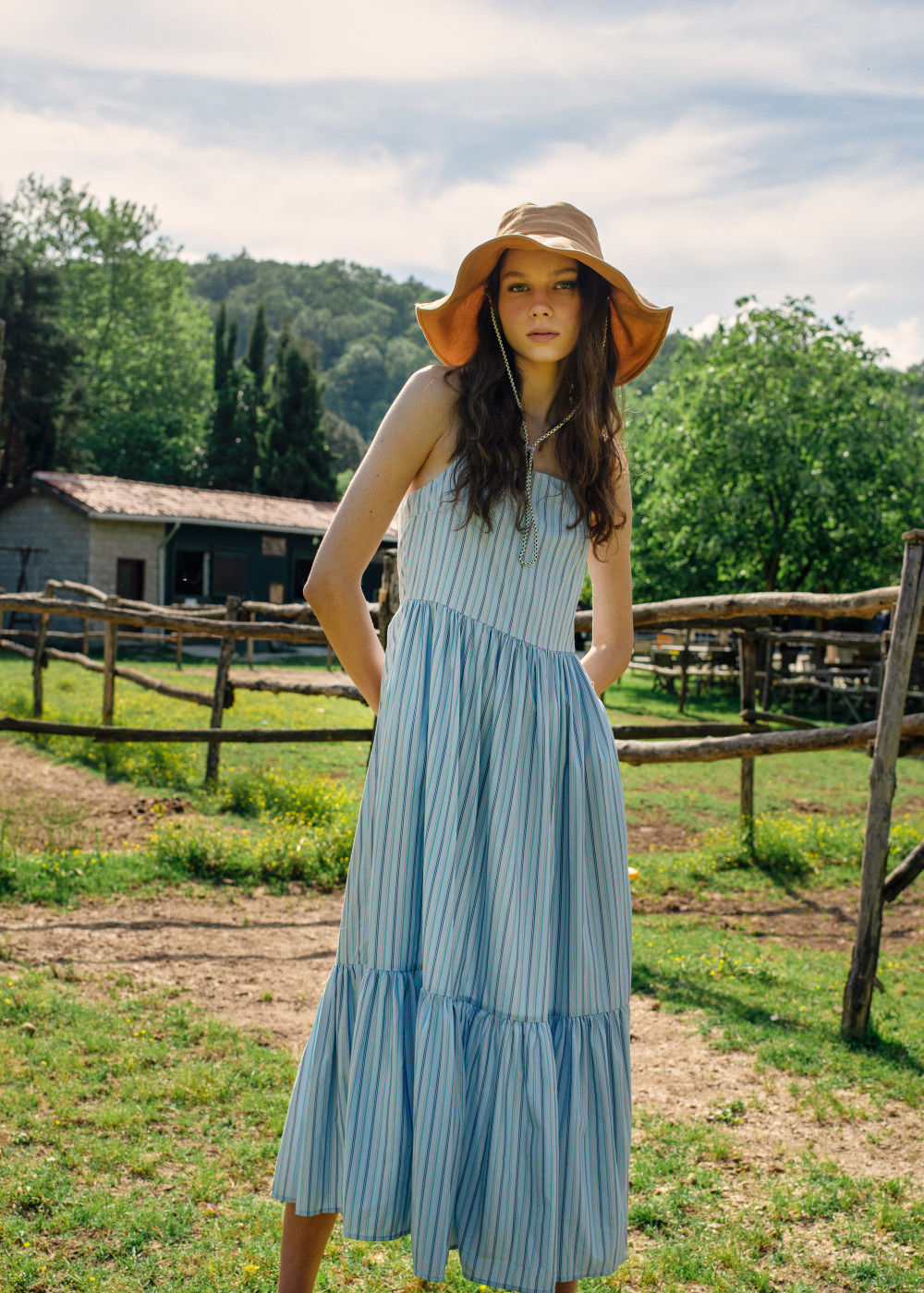 Striped Midi Dress Striped Midi Dress