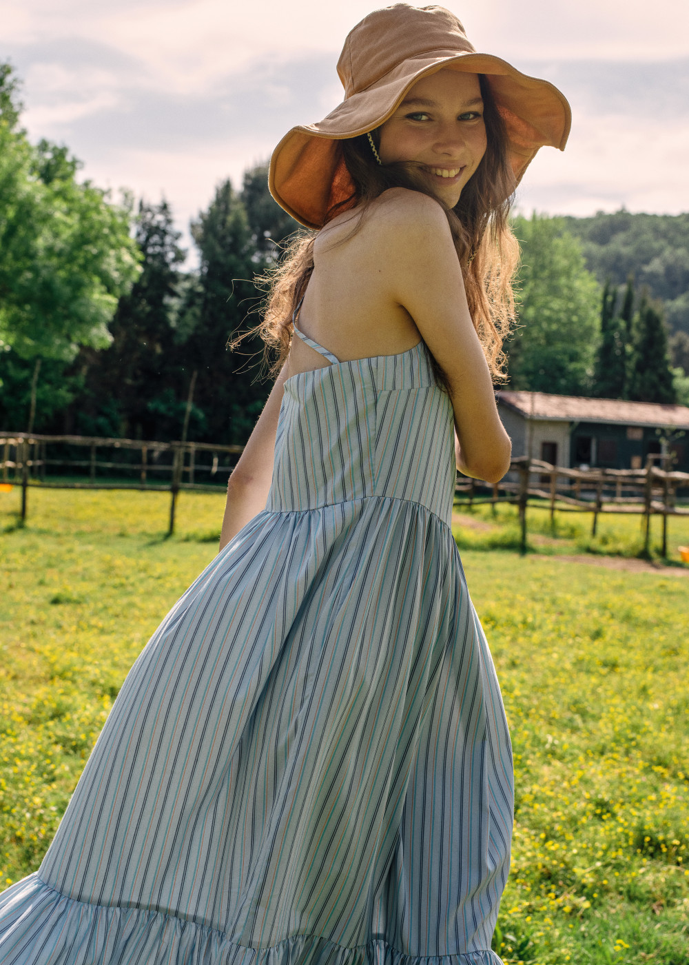 Striped Midi Dress Striped Midi Dress