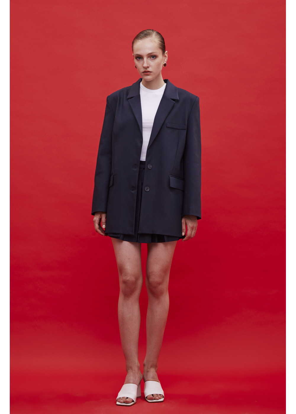 Oversized Jacket - Custom Design Mini Skirt