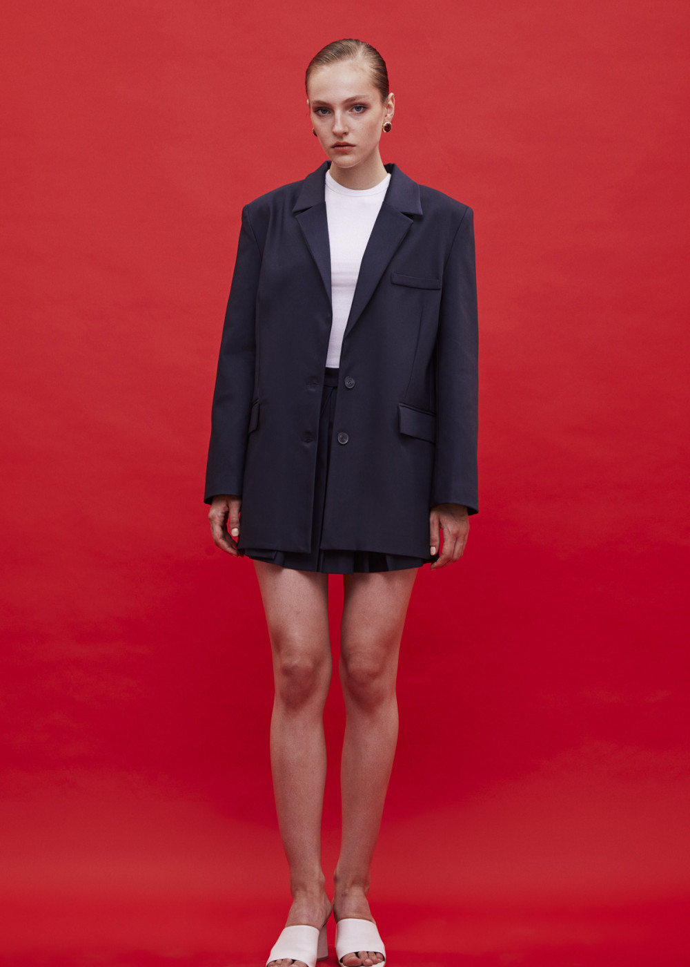 Oversized Jacket - Custom Design Mini Skirt