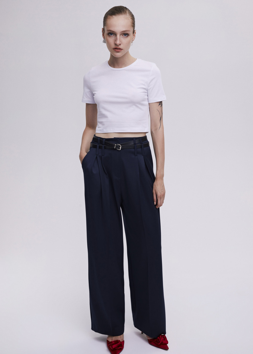 Belt Detailed Pants Belt Detailed Pants