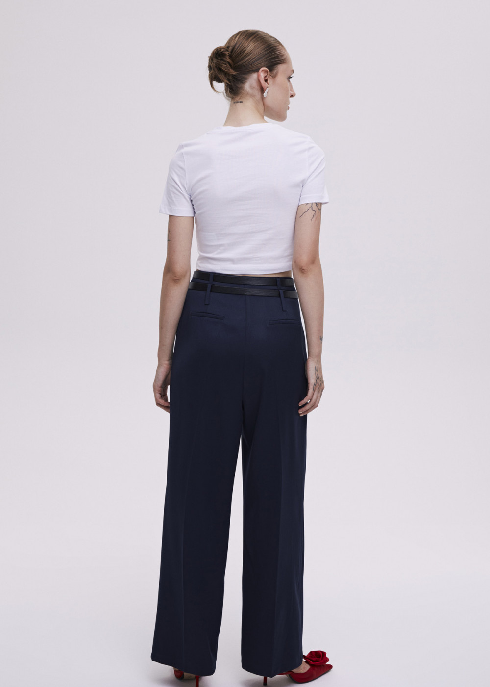 Belt Detailed Pants Belt Detailed Pants