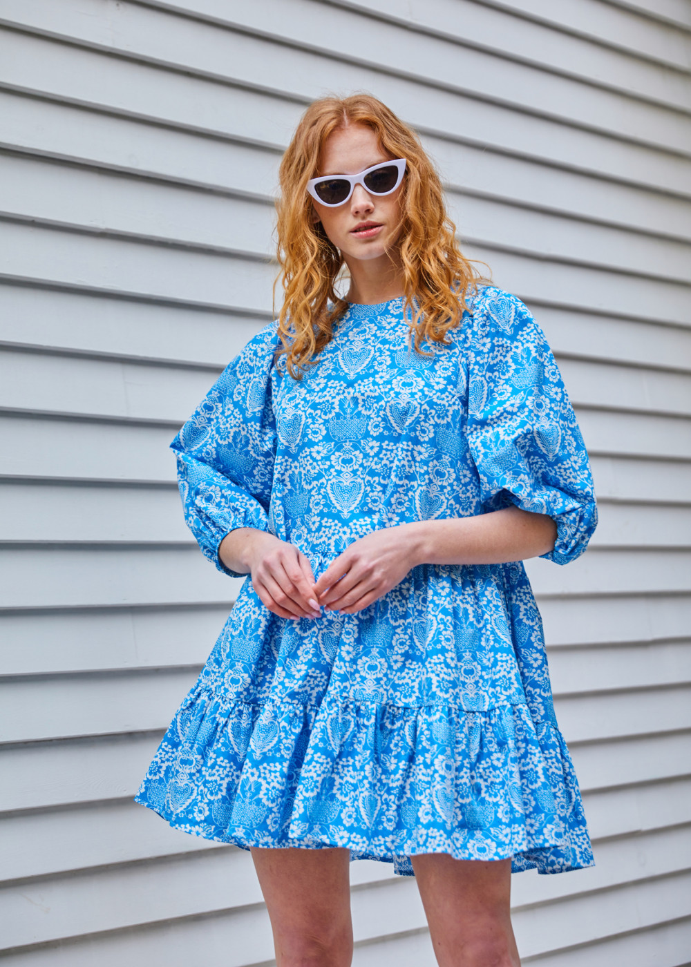 Patterned Mini Dress