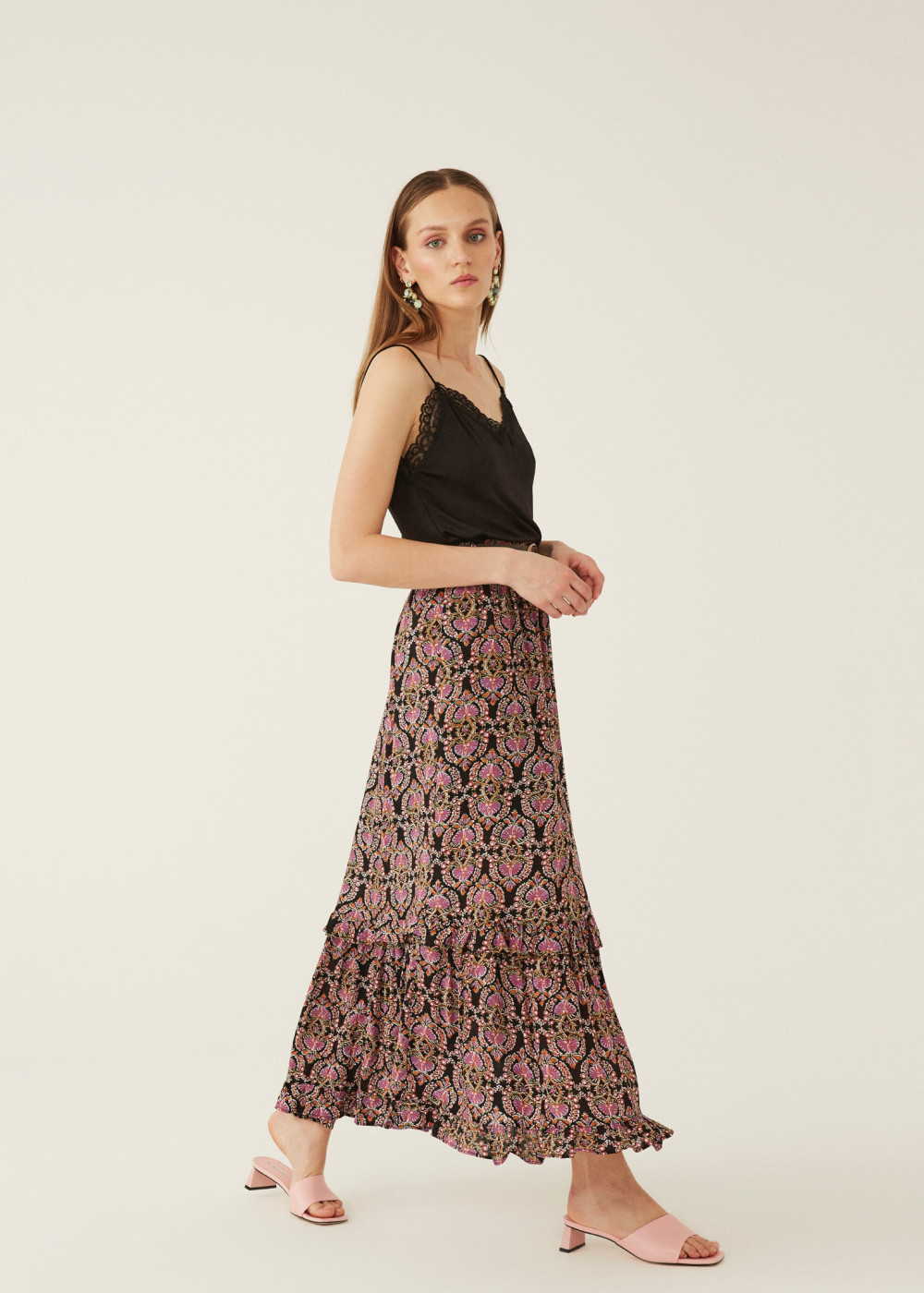 Arched Patterned Skirt