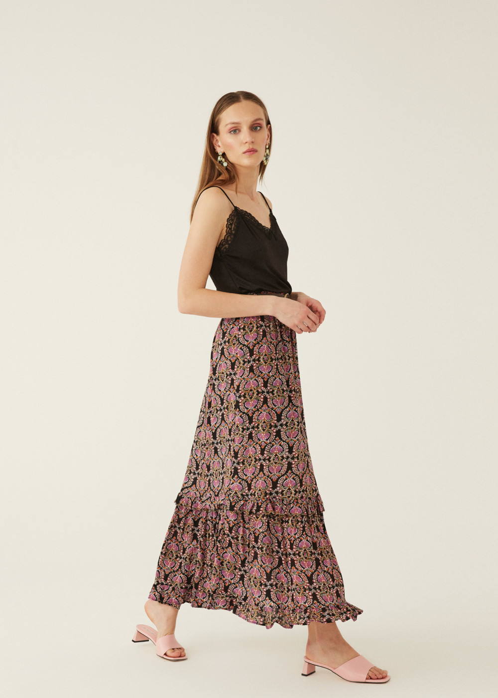 Arched Patterned Skirt Arched Patterned Skirt