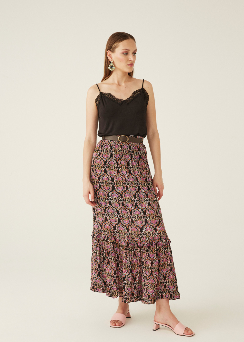 Arched Patterned Skirt Arched Patterned Skirt