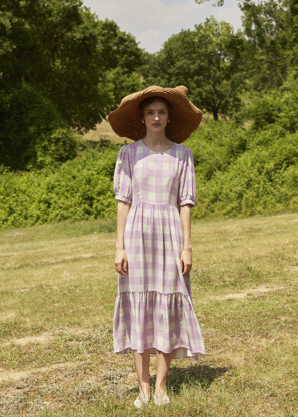 Plaid Linen Dress Plaid Linen Dress
