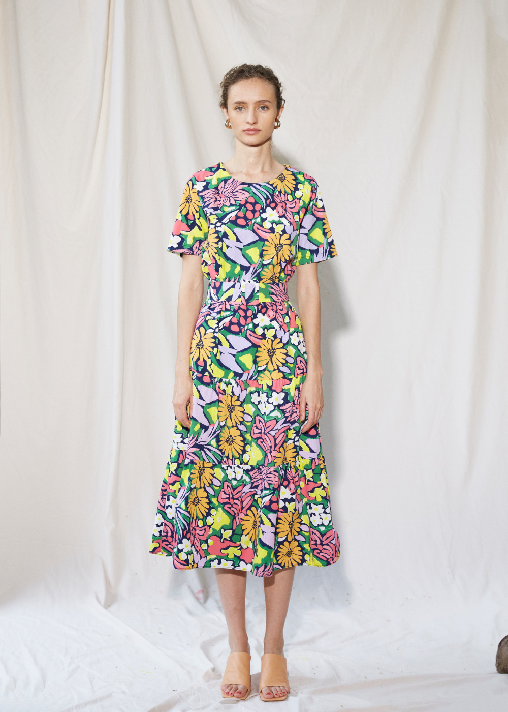 Poplin Dress With Belt Poplin Dress With Belt