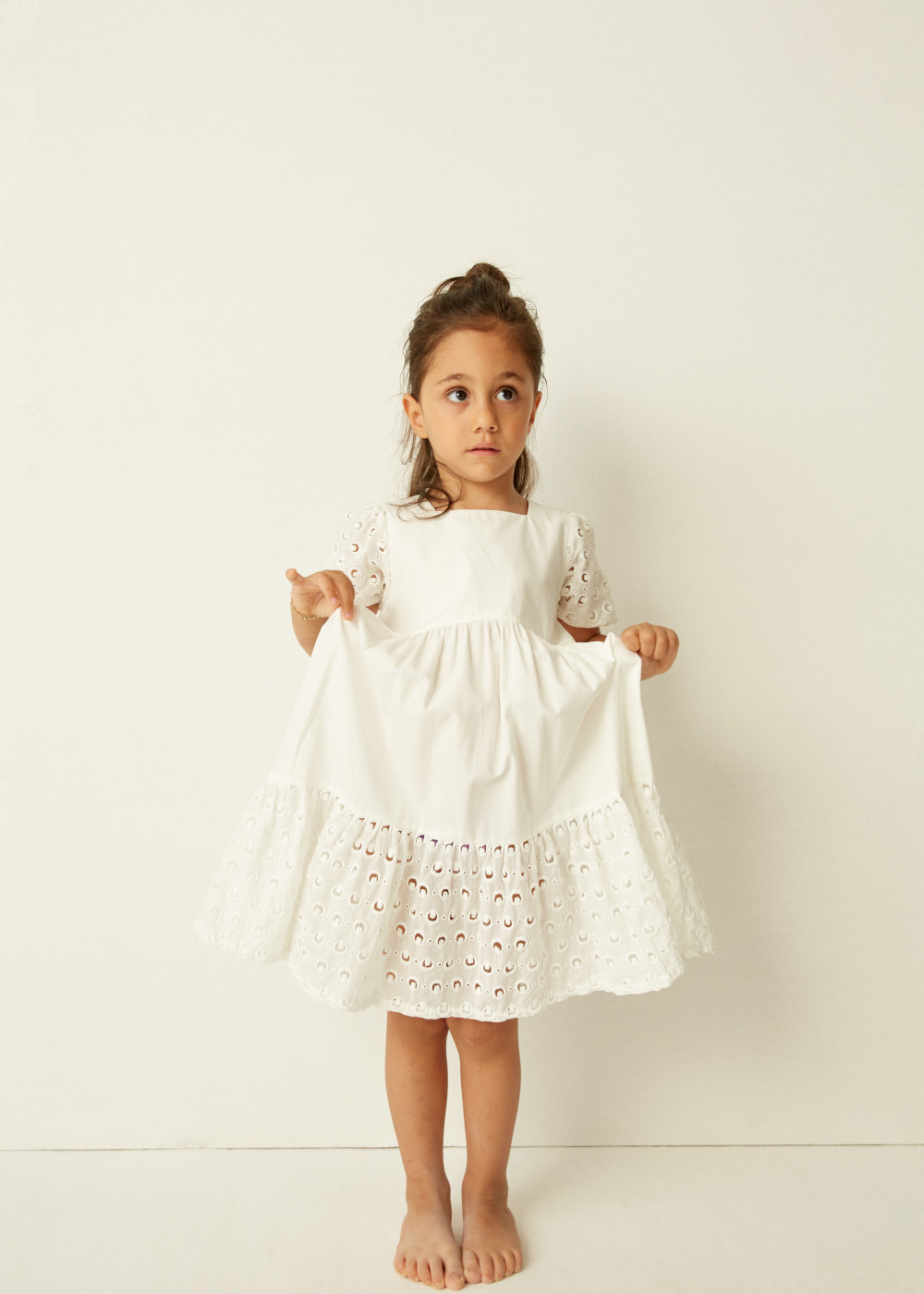 Brodeli Black Collar Dress ( Kid ) Brodeli Black Collar Dress ( Kid )