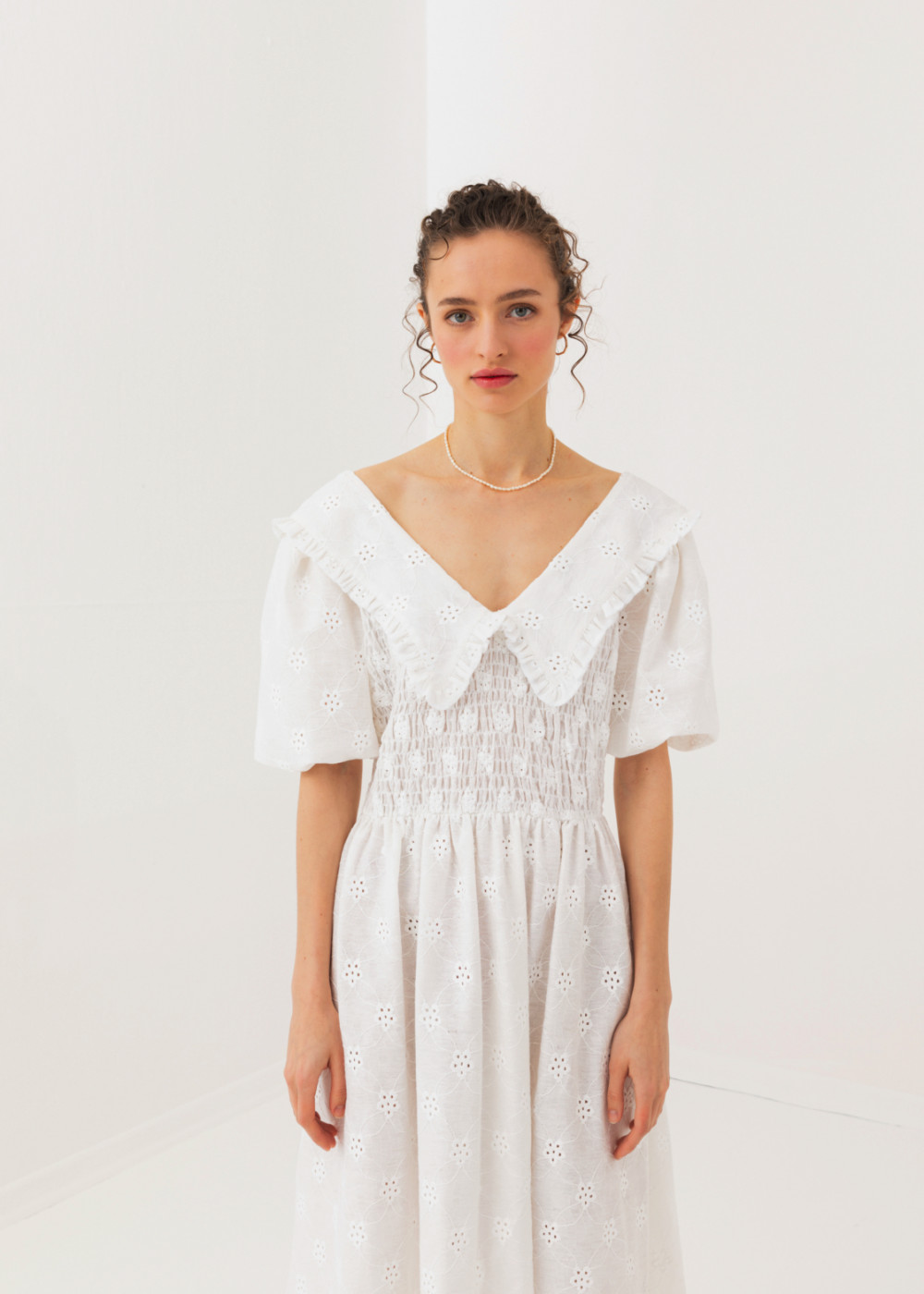 Midi Dress with Detailed Sleeves Midi Dress with Detailed Sleeves